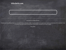 Tablet Screenshot of laforchette.com